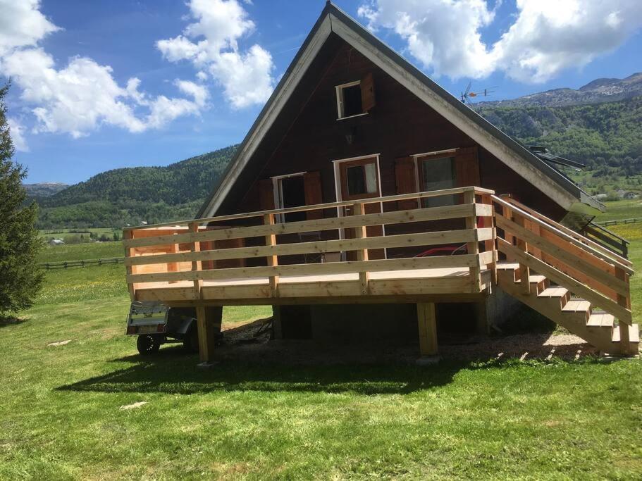 Chalet Cosy, Belle Vue, Dans Le Massif Du Vercors Lans-en-Vercors Exterior foto